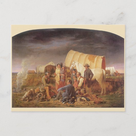 ヴィンテージアメリカンウエスト、アドバイスオンプレーリーバイラニー ポストカード (正面)