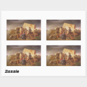 ヴィンテージアメリカンウエスト、アドバイスオンプレーリーバイラニー 長方形シール (シート)