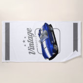 ヴィンテージアメリカンコブラ ビーチタオル (正面)