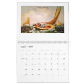 ヴィンテージアメリカンシーンズ壁掛けカレンダー カレンダー (3月 2026)