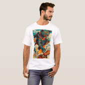 ヴィンテージアメリカンタトゥーデザインTシャツ Tシャツ (正面フル)