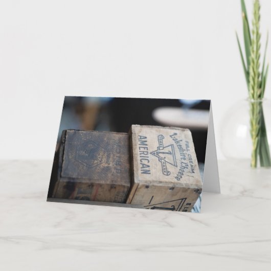 ヴィンテージアメリカンチーズクラート カード (正面)