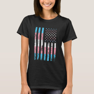 ヴィンテージアメリカントランスジェンダー国旗Lgbtプライド Tシャツ