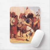 ヴィンテージアメリカンバッファローダンサー(Cassidy) マウスパッド (マウス)