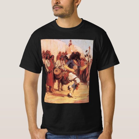 ヴィンテージアメリカンバッファローダンサー(Cassidy) Tシャツ (正面)