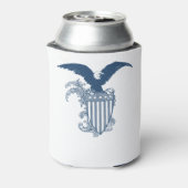 ヴィンテージアメリカンバルドイーグルスターズストライプシールド 缶クーラー (缶裏面)