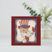 ヴィンテージアメリカンパトリオットサンタクロース シーズンカード (スタンド正面)