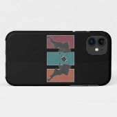 ヴィンテージアメリカンフットボールのアートワーク Case-Mate iPhoneケース (裏面(横))