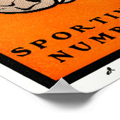 ヴィンテージアメリカンフットボールのポスター(ペンフィールド) ポスター (角)