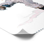 ヴィンテージアメリカンフットボール ポスター (角)