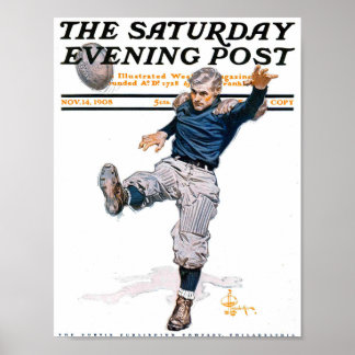 ヴィンテージアメリカンフットボール ポスター