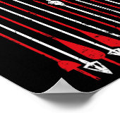 ヴィンテージアメリカンフラッグアーチェリーボウ狩り ポスター (角)