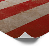 ヴィンテージアメリカンフラッグアートプリント ポスター (角)