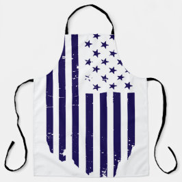 ヴィンテージアメリカンフラッグキッチン エプロン