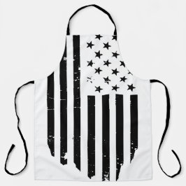 ヴィンテージアメリカンフラッグキッチン エプロン