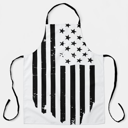 ヴィンテージアメリカンフラッグキッチン エプロン (正面)