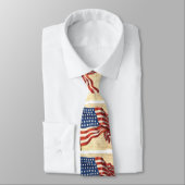 ヴィンテージアメリカンフラッグネック衣服 ネクタイ (タイ)