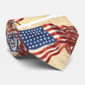 ヴィンテージアメリカンフラッグネック衣服 ネクタイ (ロール)