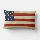 ヴィンテージアメリカンフラッグピロー クッション (正面)