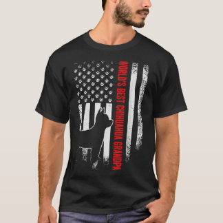 ヴィンテージアメリカンフラッグワールドS最高のチワホアグランド Tシャツ