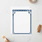 ヴィンテージアメリカンブルースターズイーグルススタディオン ノートカード (正面/裏面インサイチュ)