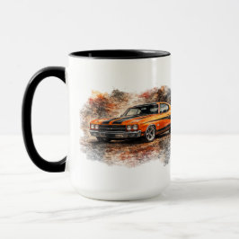 ヴィンテージアメリカンマッスルカーマグ マグカップ