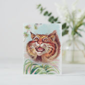 ヴィンテージアメリカンワイルドキャットポストカード ポストカード (スタンド正面)