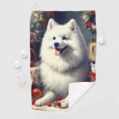 ヴィンテージアメリカン絵を描エスキモ ゴルフタオル (インサイチュ)