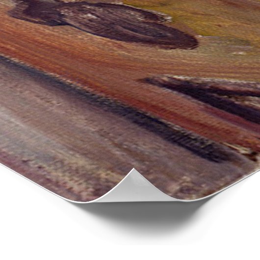 ヴィンテージアメリカン・アートが花で生きる ポスター (角)