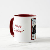 'ヴィンテージアメリカーナクリスマス'大マグカップ マグカップ (正面左)