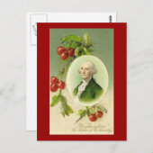 ヴィンテージアメリカーナジョージワシントン(6) ポストカード (正面/裏面)