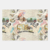 ヴィンテージアメリカーナ ラッピングペーパーシート (正面)