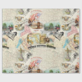 ヴィンテージアメリカーナ ラッピングペーパー (フラット)