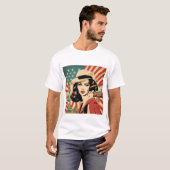 ヴィンテージアメリカ人女性Tシャツ Tシャツ (正面フル)