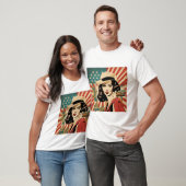 ヴィンテージアメリカ人女性Tシャツ Tシャツ (ユニセックス)