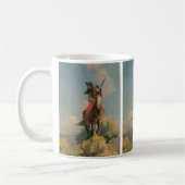 ヴィンテージアメリカ先住民、クロウアウトリエby Dunton コーヒーマグカップ (左)