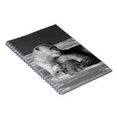 ヴィンテージアメリカ合衆国アラスカの母親のホッキョクグマ1970 ノートブック (右側)