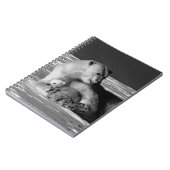 ヴィンテージアメリカ合衆国アラスカの母親のホッキョクグマ1970 ノートブック (左側)