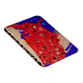 ヴィンテージアメリカ合衆国旅行局地図 マグネット (右側)