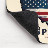 ヴィンテージアメリカ国旗のアメリカ地図ア動揺してート マウスパッド (コーナー)