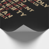 ヴィンテージアメリカ国旗のスカウト法 ラッピングペーパー (角)