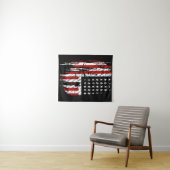 ヴィンテージアメリカ国旗のタペストリー タペストリー (インサイチュ(横))