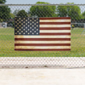 ヴィンテージアメリカ国旗のバナー 横断幕 (インサイチュ)