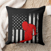 ヴィンテージアメリカ国旗のビリヤード・スヌッカー クッション (ブランケット)