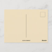 ヴィンテージアメリカ国旗のワシと花の愛国心 ポストカード (裏面)