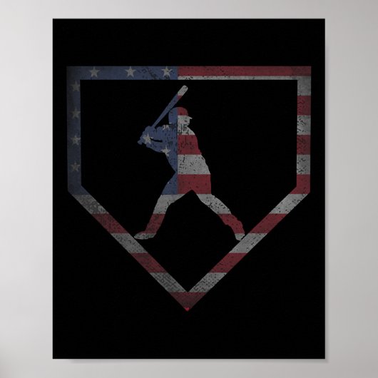 ヴィンテージアメリカ国旗の売りアメリカ ポスター (正面)