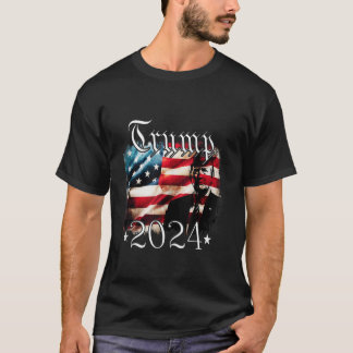 ヴィンテージアメリカ国旗の愛国心7月4日Tシャツ Tシャツ