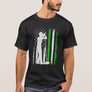 ヴィンテージアメリカ国旗の歌St. Patricks Day Men Tシャツ