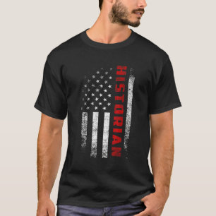 ヴィンテージアメリカ国旗の歴史家アパレル・パトリオット・アメリカ Tシャツ