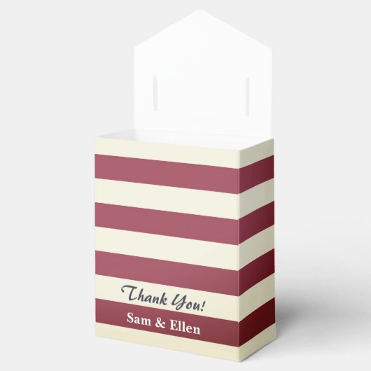 ヴィンテージアメリカ国旗の結婚式のパーティーの好意ボックス フェイバーボックス (オープン)